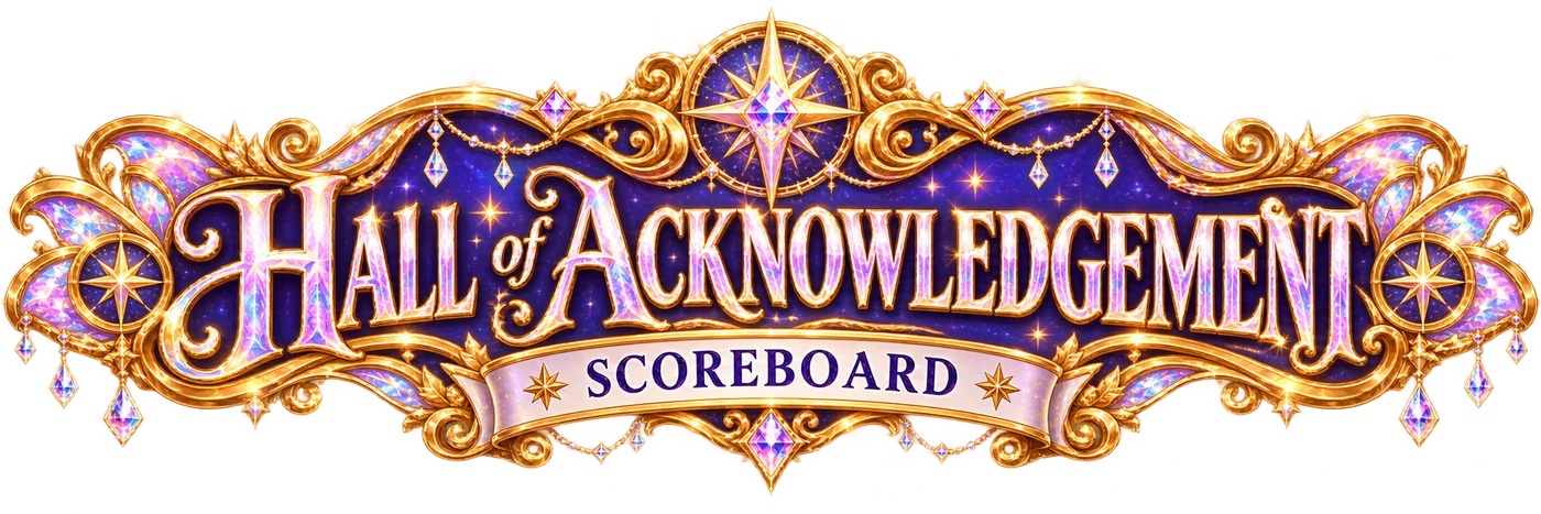 Hall of Acknowledgement Scoreboard