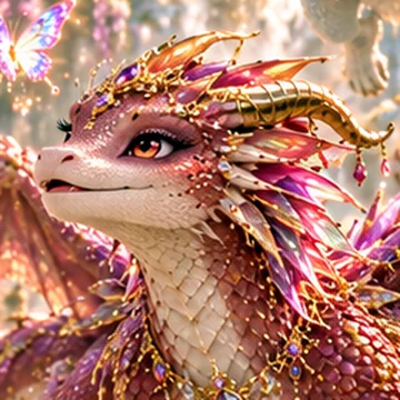 Αβίσα, a maroon dragon